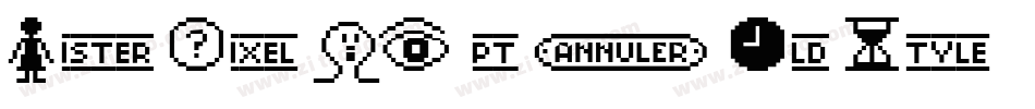 Mister Pixel 16 pt - Old Style字体转换
